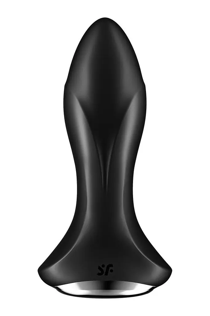 Анальна смартвібропробка із перлинним масажем Satisfyer Rotator Plug 1+, Чорний - фото 4