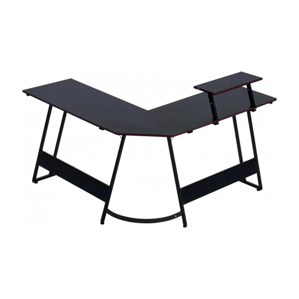Комп'ютерний стіл GT Racer T-1741 Black (T-1741 (130x130x45x73) Black) - фото 6