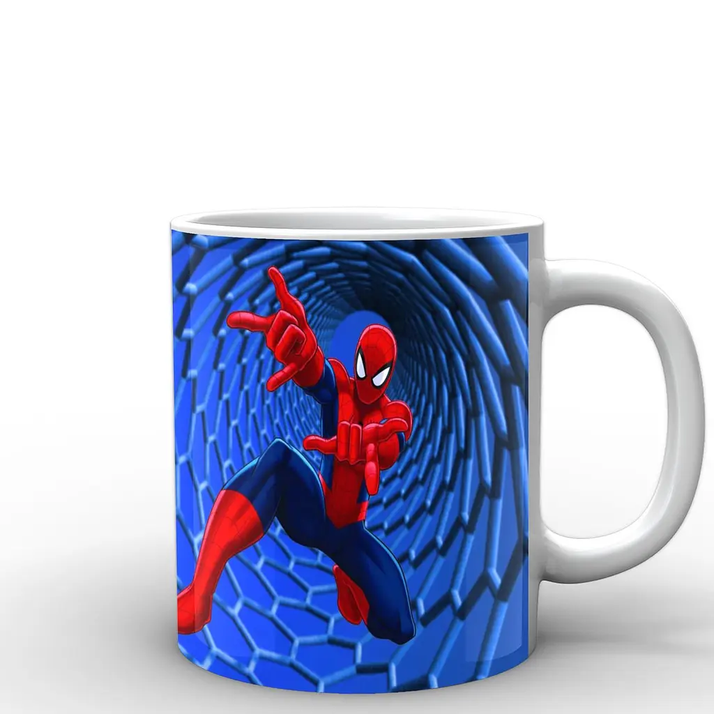 Кухоль GeekLand Людина-Павук Spider-Man мультфільм SM.02.018 330 мл білий - фото 3