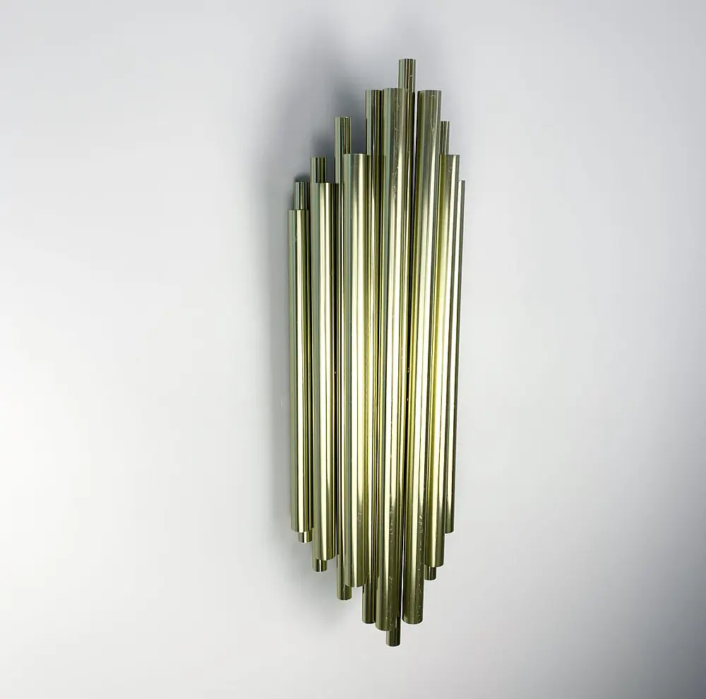 Дизайнерський настінний світильник Harmonic Gold Line F WS 17A/2 GD - фото 4