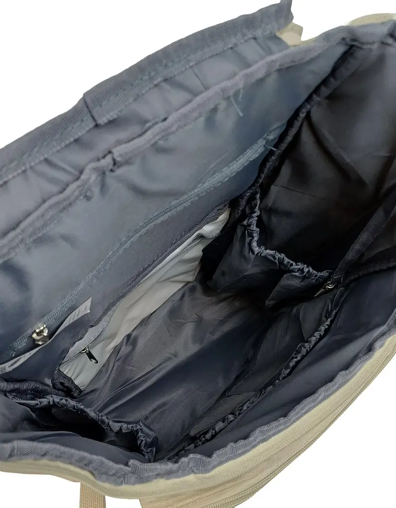 Рюкзак для мам з пелюшковими килимками Live in Style 16 л 40.5x24x19 см поліестер бежевий - фото 8
