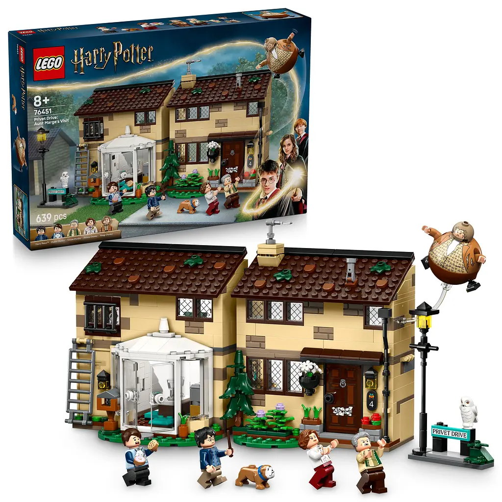 Конструктор LEGO Harry Potter Привет-драйв: визит тетки Мардж 639 деталей (76451) - фото 4