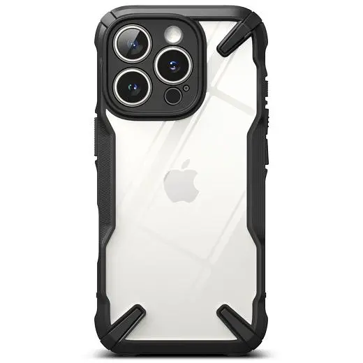 Протиударний чохол Ringke Fusion X Black для iPhone 16 Pro - фото 2