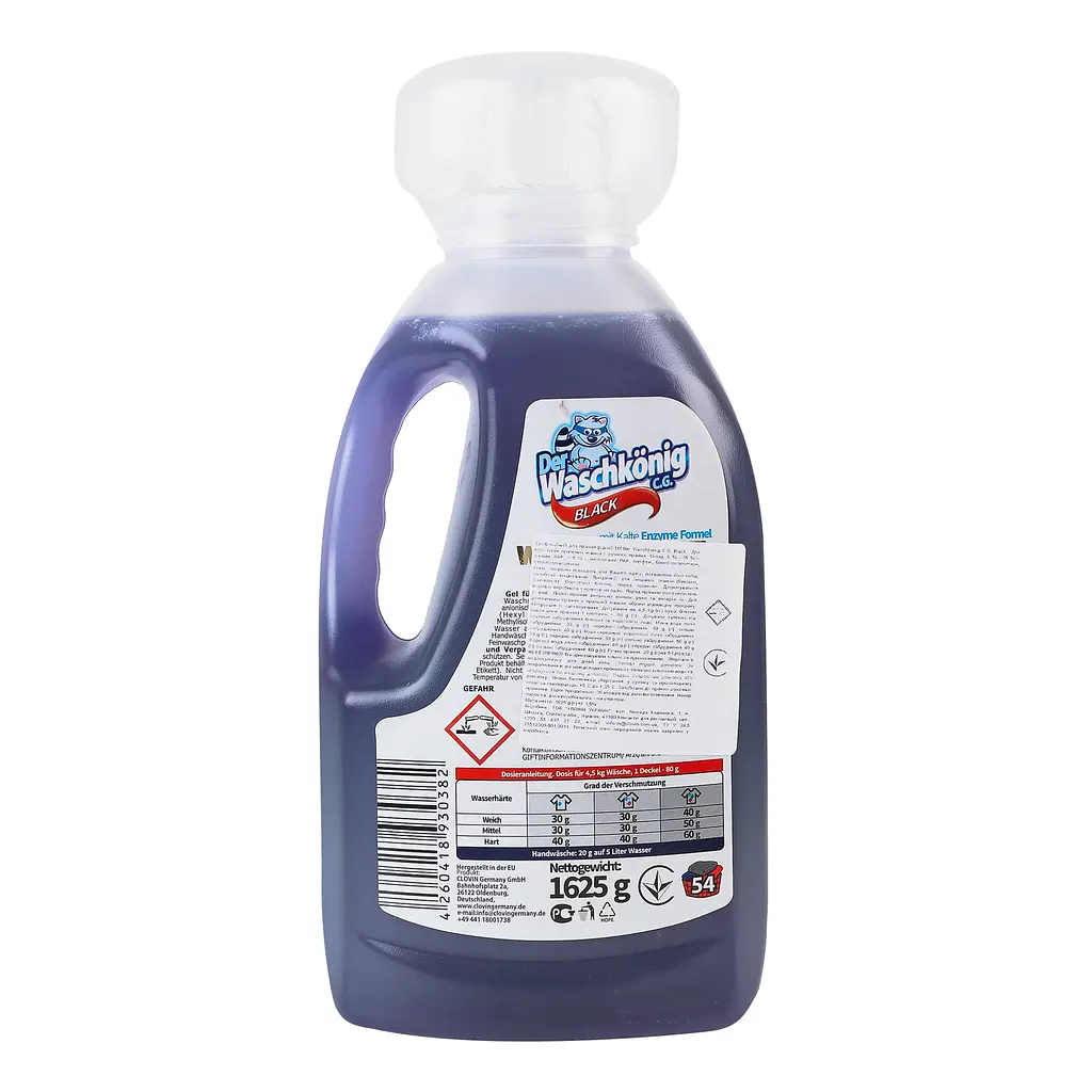 Гель для стирки Der Waschkonig Black 1.625 л (040-6912) - фото 2
