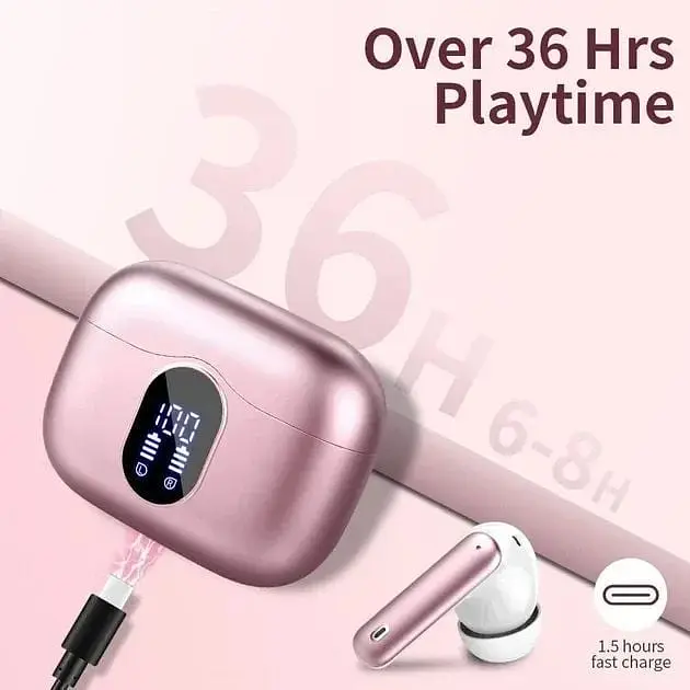 Навушники Btootos A90 Pro Bluetooth Рожеві - фото 2