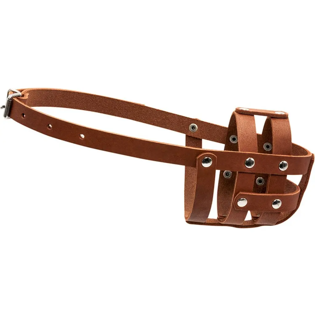 Намордник Collar м'ягкий №0, 25 см, спанієль, коричневий - фото 3