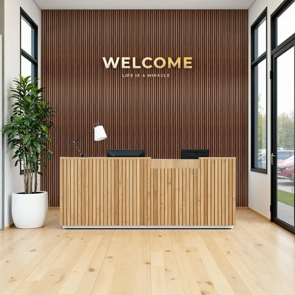 Рейка декоративна Sticker Wall WPC стінова 3000х165х23мм Каштан SW-00001536 - фото 7