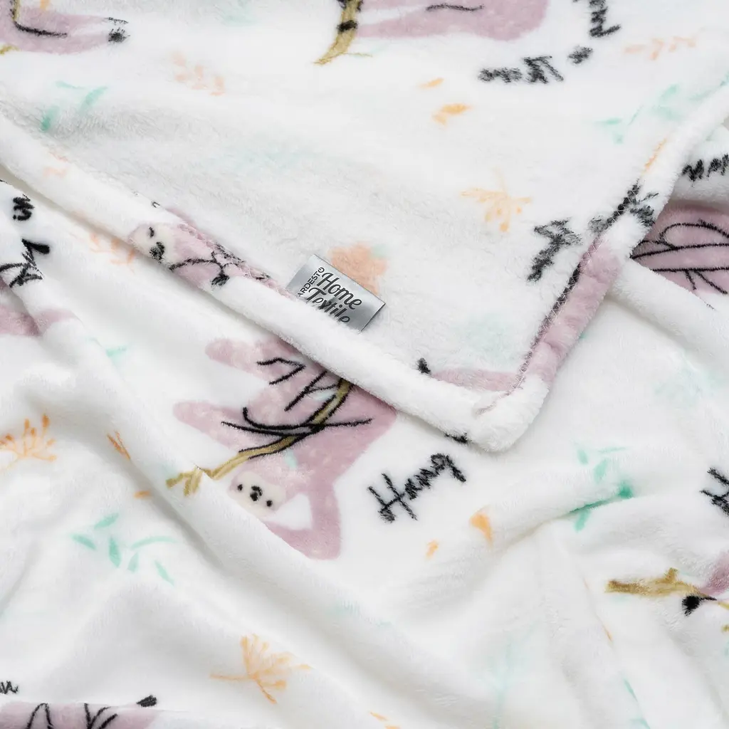 Плед Ardesto Flannel 160х200 см Ленивцы (ART0115PB) - фото 4