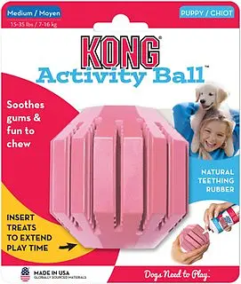 М'яч для ласощів для цуценят KONG Puppy Activity Ball - фото 2