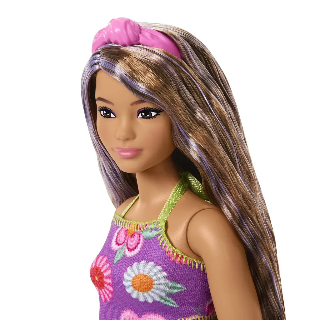 Кукла Barbie Модница Яркие цветы (JJN57) - фото 4