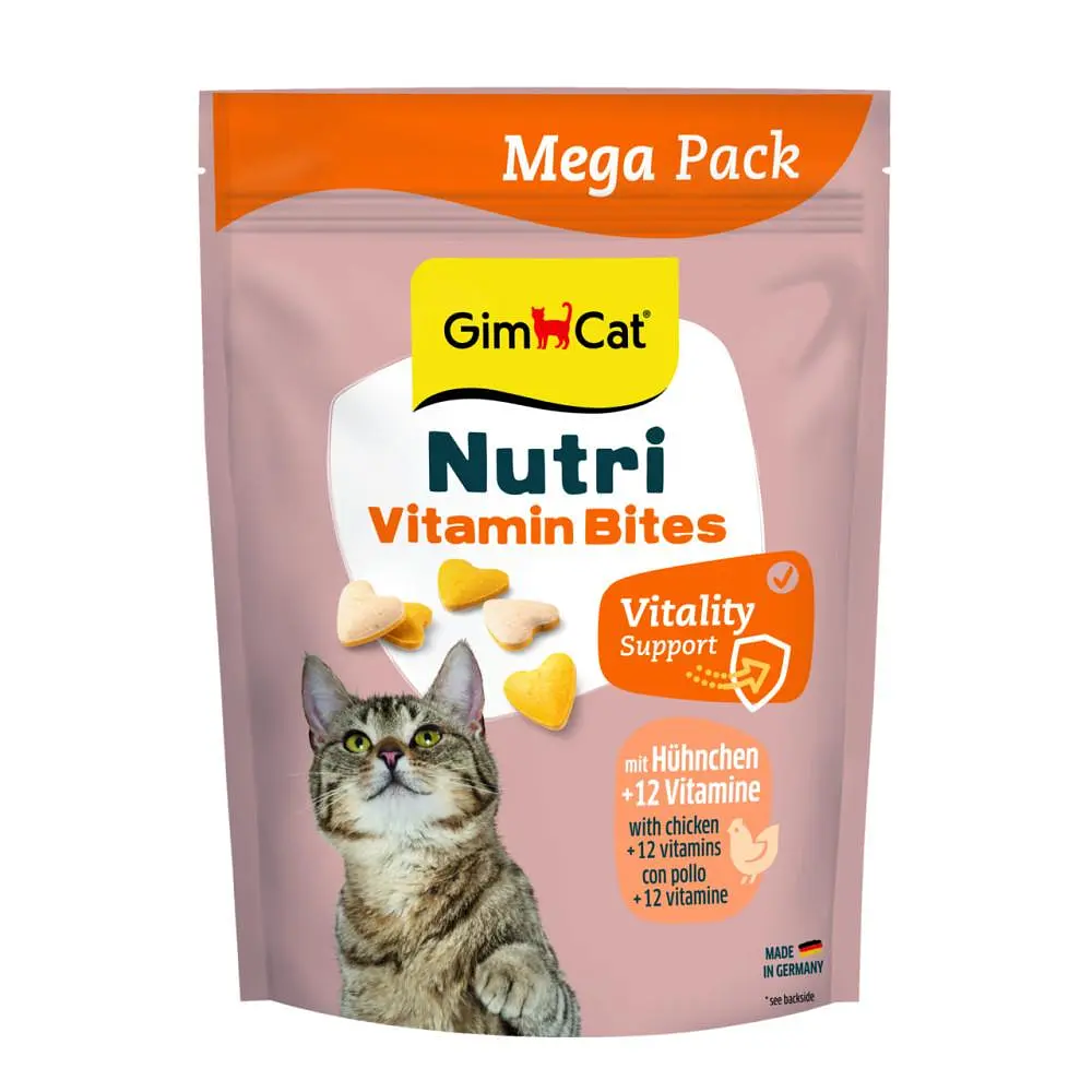 Вітамінні ласощі GimCat Nutri Vitamin Bites ДжимКет Мультивітамін з куркою 425 г (арт.G-419688)