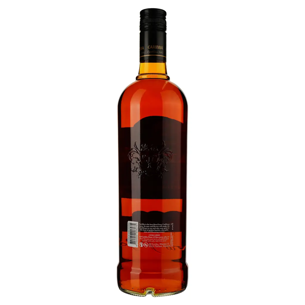 Ром Caribba Negro, 37,5%, 1 л - фото 2