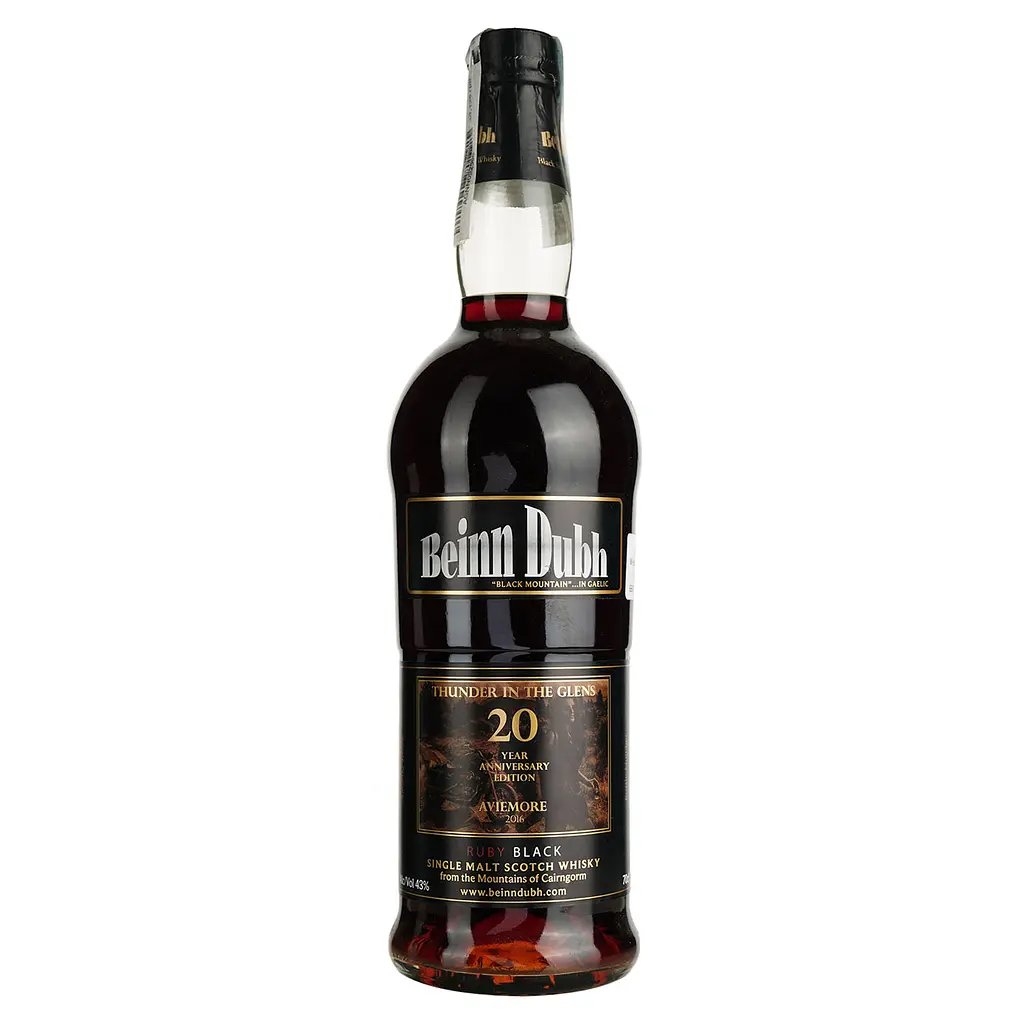 Віскі Beinn Dubh Thunder in the Glens Anniversary GB 43% 0.7 в подарунковій упаковці - фото 3