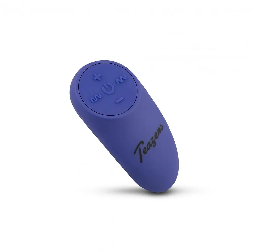 Віброяйце Teazers Egg with Remote, 18.5 см (синій) - фото 4