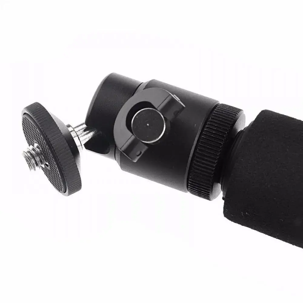 Монопод телескопический SHOOT GP54 Monopod с креплением под экшн-камеру 22-51см Black [56657] - фото 3
