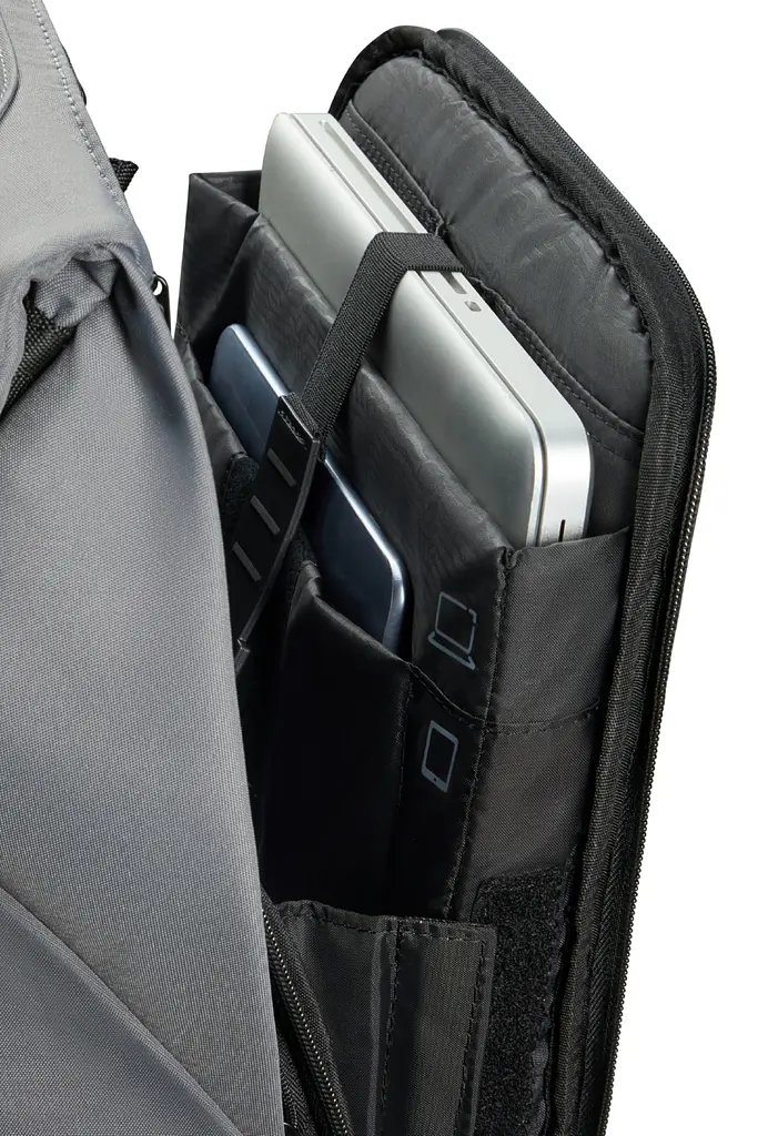 Рюкзак-Антизлодій 14.1" Samsonite SECURIPAK 2.0 GREY 41х28х15 KO8*08001 - фото 5