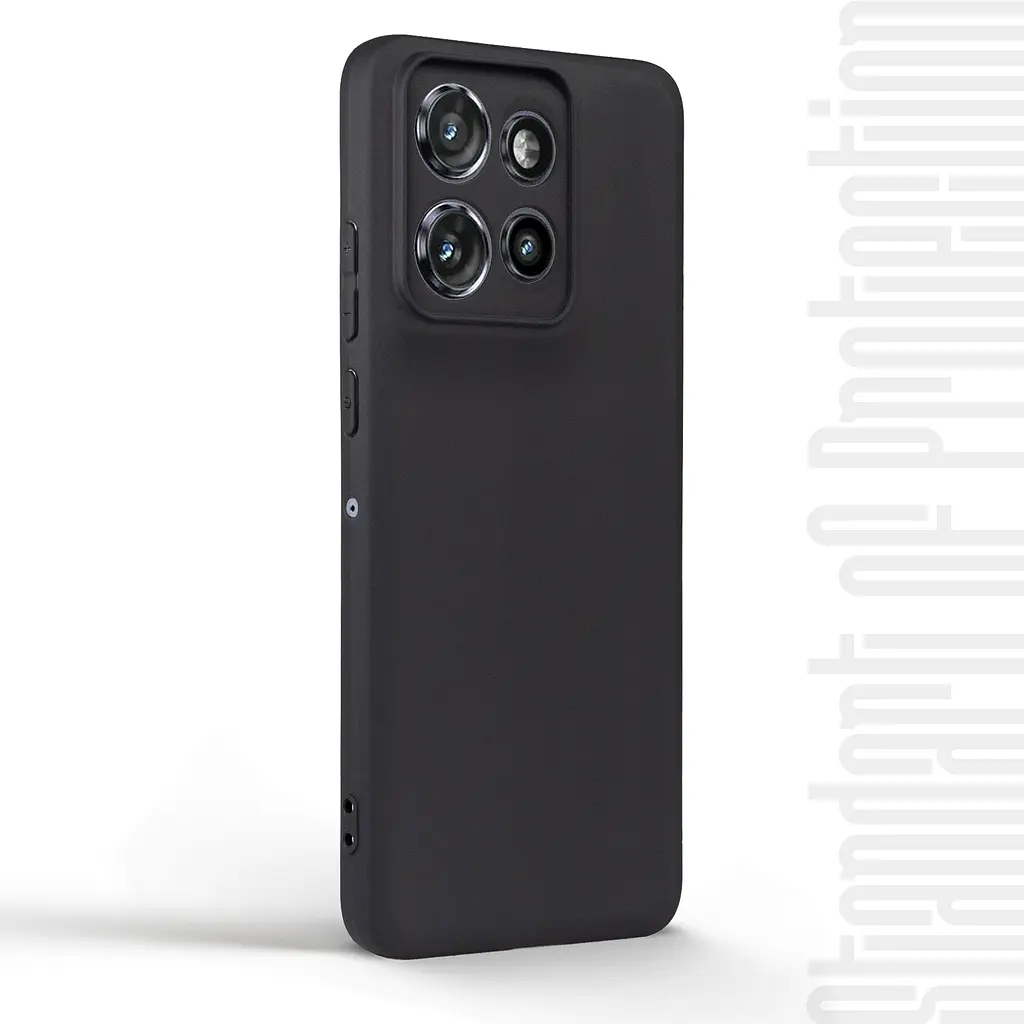 Чехол-накладка для смартфона Motorola Edge 50 Neo 5G/60 Neo 5G противоударный, силиконовый, термополиуретановый (ТПУ), с защитой камеры и корпуса, черный, защита всего корпуса, ArmorStandart (ARM90001) - фото 2
