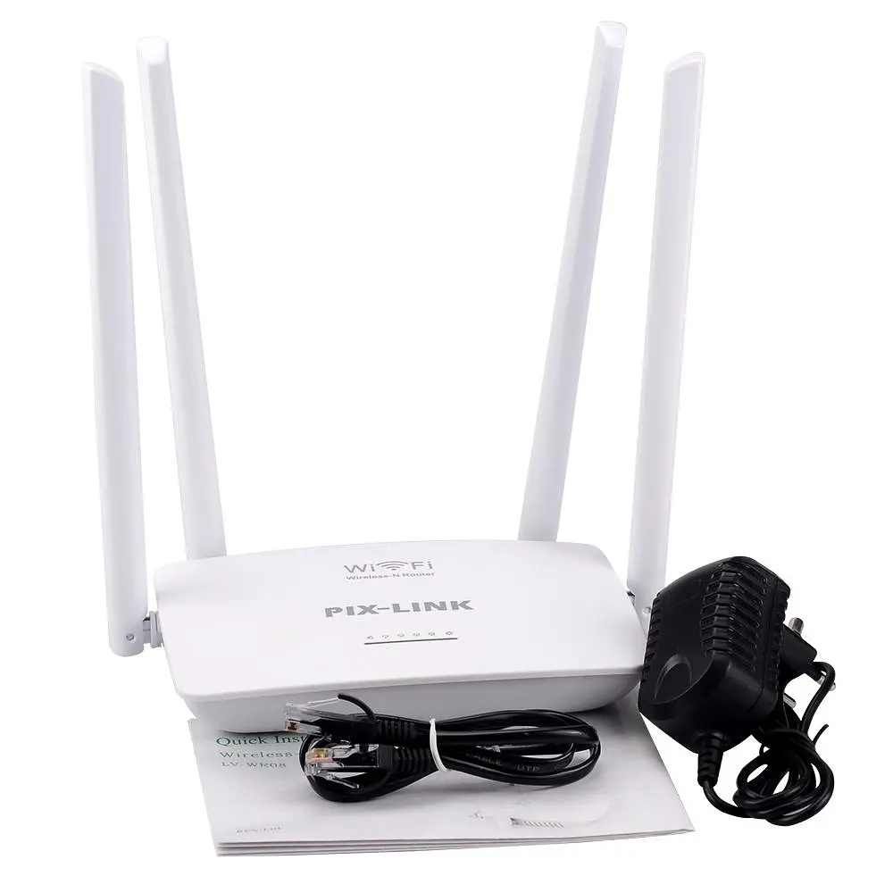 Маршрутизатор Pix-Link X300S2 300Мбіт/с 2.4ГГц Білий (BNSWSW020403W 5504) - фото 4