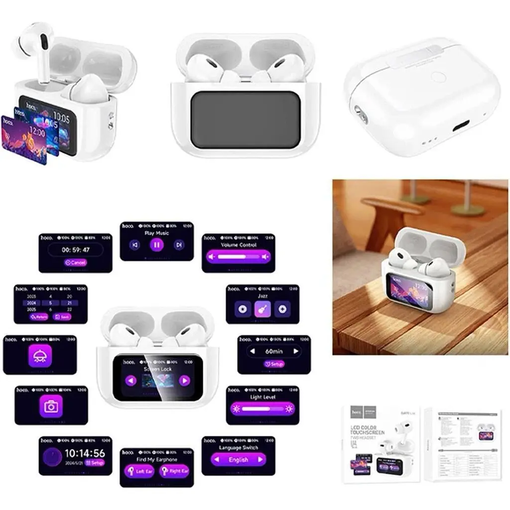 Наушники Hoco EW72 Lite Stereo Bluetooth Headset White - фото 5