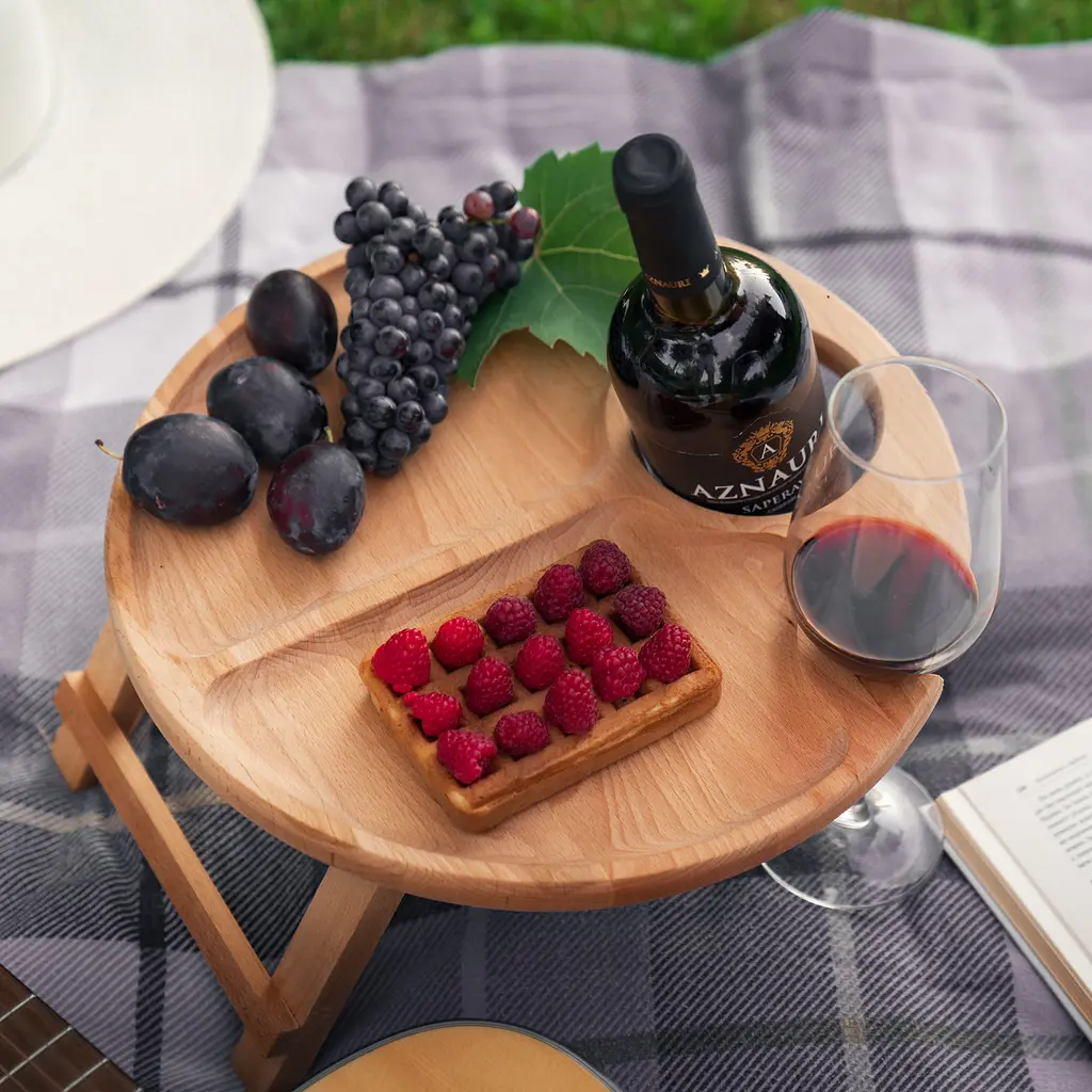 Розкладний столик для вина 35x35 см (944-13) - фото 4