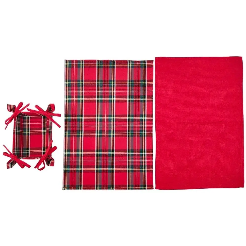 Набор полотенец Soho Sell Red хлопок 100% 40х60 см 2 шт. лента (BS 45541A/1) - фото 2