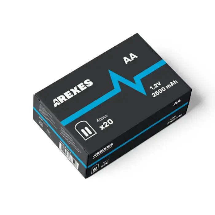 Акумулятор пальчиковий АА Arexes 2500mAh 1.2v NI-MH 1 шт - фото 2