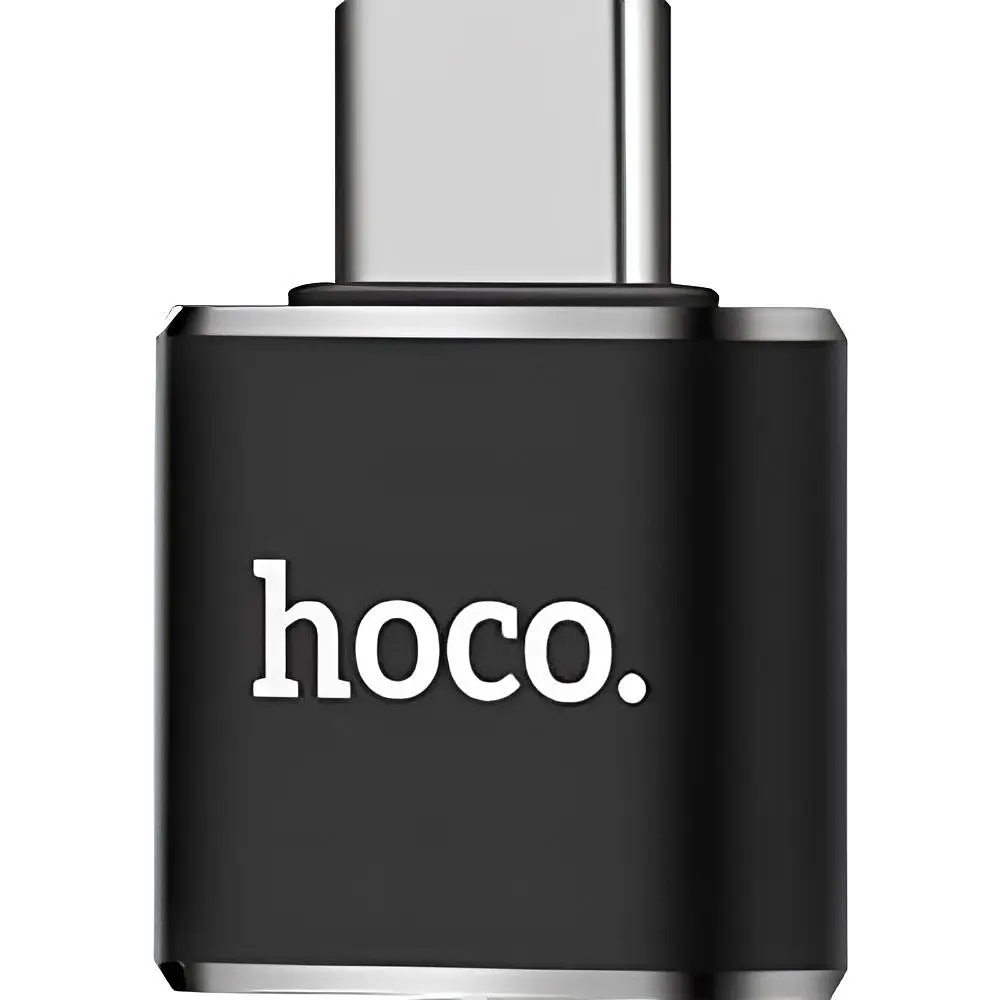 Перехідник Hoco UA5 Type-C to USB Black (64121) [78131] - фото 2