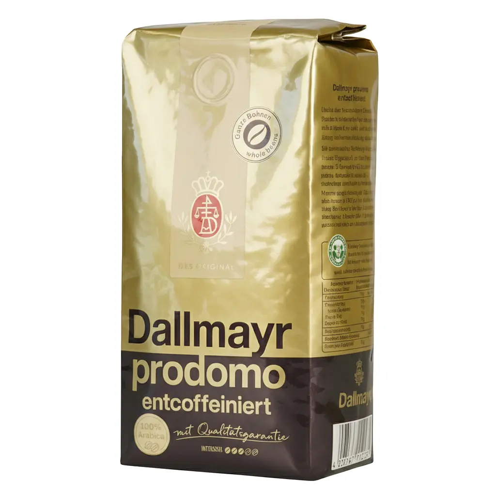 Кава в зернах Dallmayr prodomo смажена без кофеїну 500 г  - фото 5