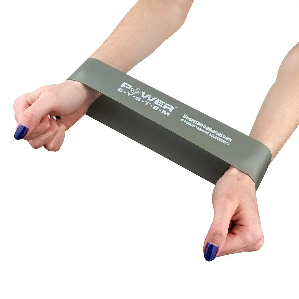Резинка для фітнесу Power System PS-4063 Strong, Grey - фото 2