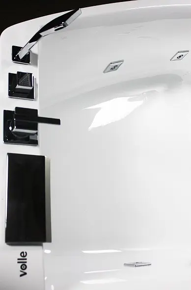 Ванна асиметрична гідромасажна Volle 170x120 12-88-100/R - фото 2