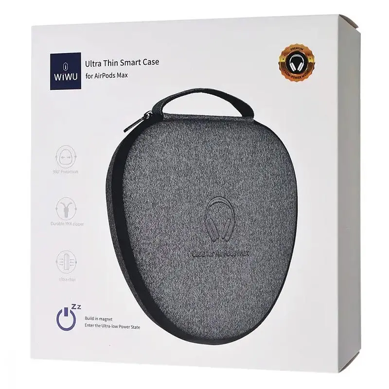 Футляр WIWU Ultrathin Smart для Airpods Max Grey - фото 4