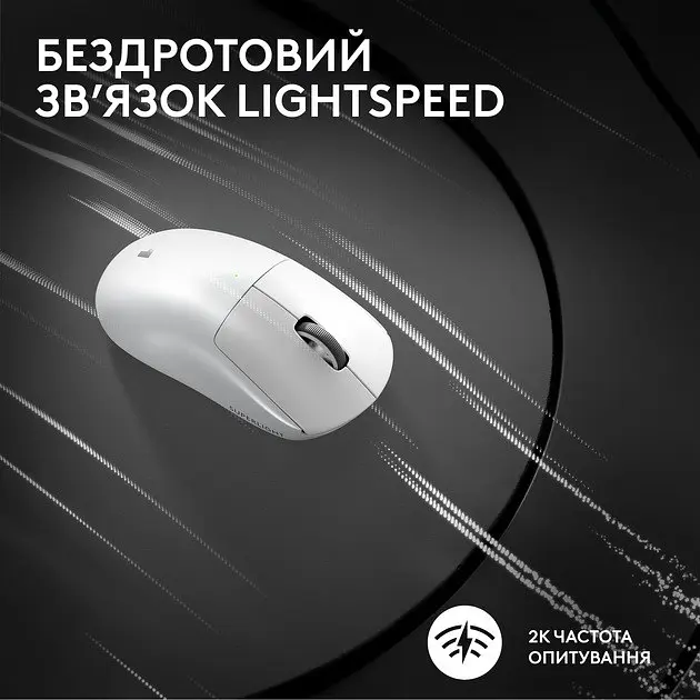 Мышь беспроводная Logitech G Pro X Superlight 2 Lightspeed Wireless (910-006638) белая - фото 6
