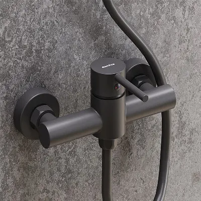 Змішувач для душу Damixa Scandinavian Pure black 362000300 - фото 2