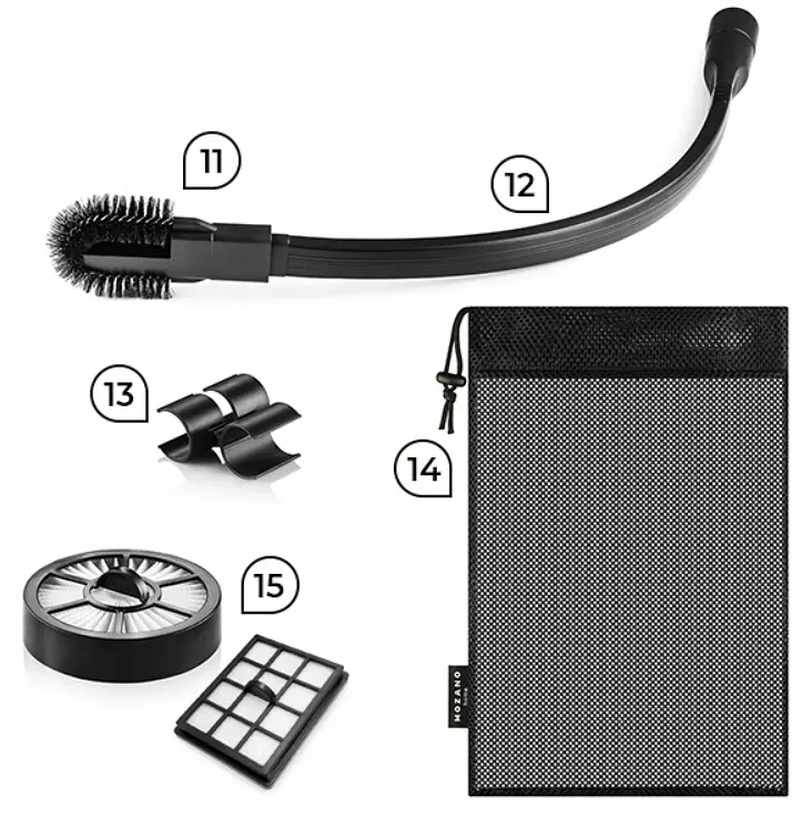Пилосос без мішка Mozano Smart Cyclonic 4000 AGD/ODK/B/01#BEZ - фото 7