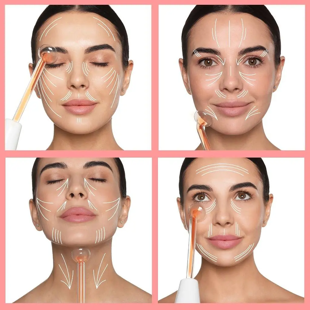 Дарсонваль AIMED Lift Skin Pro Black Edition з 6 насадками колір чорний - фото 5