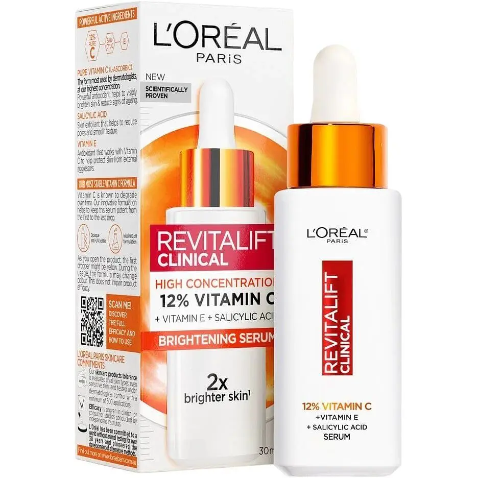Уцінка. Сироватка для обличчя L'Oreal Paris Revitalift Clinical Vitamin C 30 мл