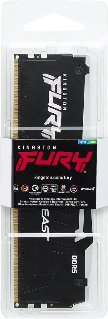 Оперативна пам'ять Kingston Fury 16GB DDR5 6800MHz Beast RGB EXPO (ex.HyperX) (KF568C34BBEA-16) - фото 3