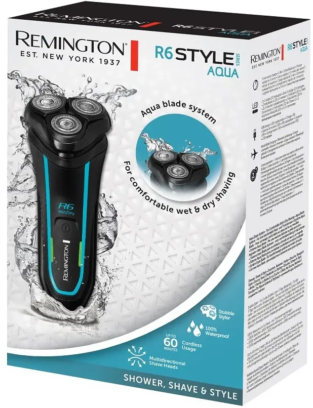 Електробритва Remington Style Aqua R6000 (7164472) - фото 9