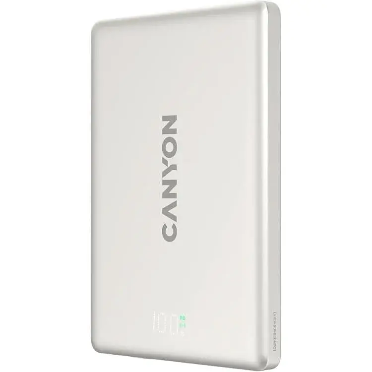 Павербанк Canyon Magnetic Gray 5 000 mAh / 20 Вт (CNS-CPB500G) - фото 3