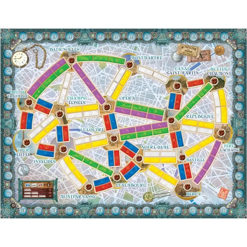 Настільна гра Lord of Boards Квиток на потяг: Париж (Ticket To Ride: Paris) українська (LOB2340UA/LFCACD355) - фото 2
