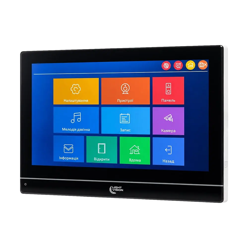 Відеодомофон 7" WiFi Tuya Light Vision MADRID FHD Black (82-00249) - фото 2