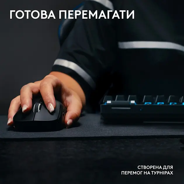 Мышь компьютерная Logitech G Pro X Superlight 2 Lightspeed Wireless Black (910-006630, 910-006632) - фото 5