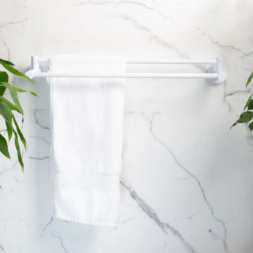 Тримач для рушників MVM BP-31 подвійний, білий (BP-31 WHITE) - фото 5