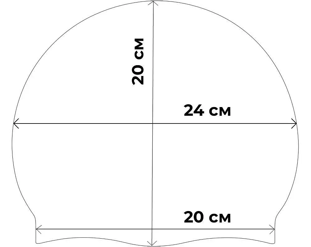 Доросла Шапочка для плавання Renvo Selva Swim Уні Білий Синій OSFM (2SC500-0304) - фото 2