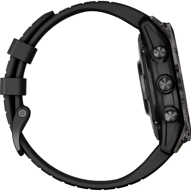 Смарт-часы Garmin Fenix 7 Pro Sapphire Solar Edition Carbon Gray DLC Titanium with Black Band [010-02777-10] [86523] - фото 7