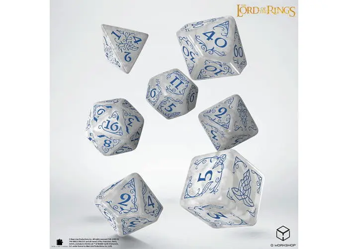 Набір кубиків The Lord of the Rings: Rivendell Dice Set - Stone (7 шт.) (LOTR/190166/RIV/A1) - фото 2