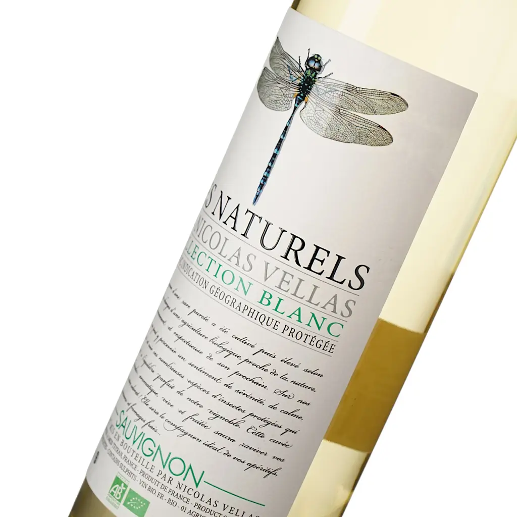 Вино Les Naturels De Nicolas Vellas Sauvignon Bio IGP Pays D'Oc, біле, сухе, 0.75 л - фото 5