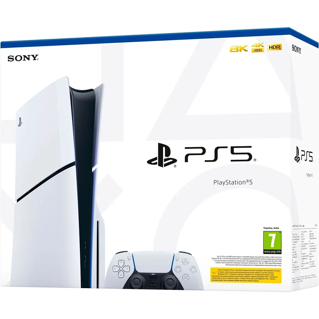 Ігрова консоль Sony PlayStation 5 Slim 1TB White UA (1000040591) [102086] - фото 9