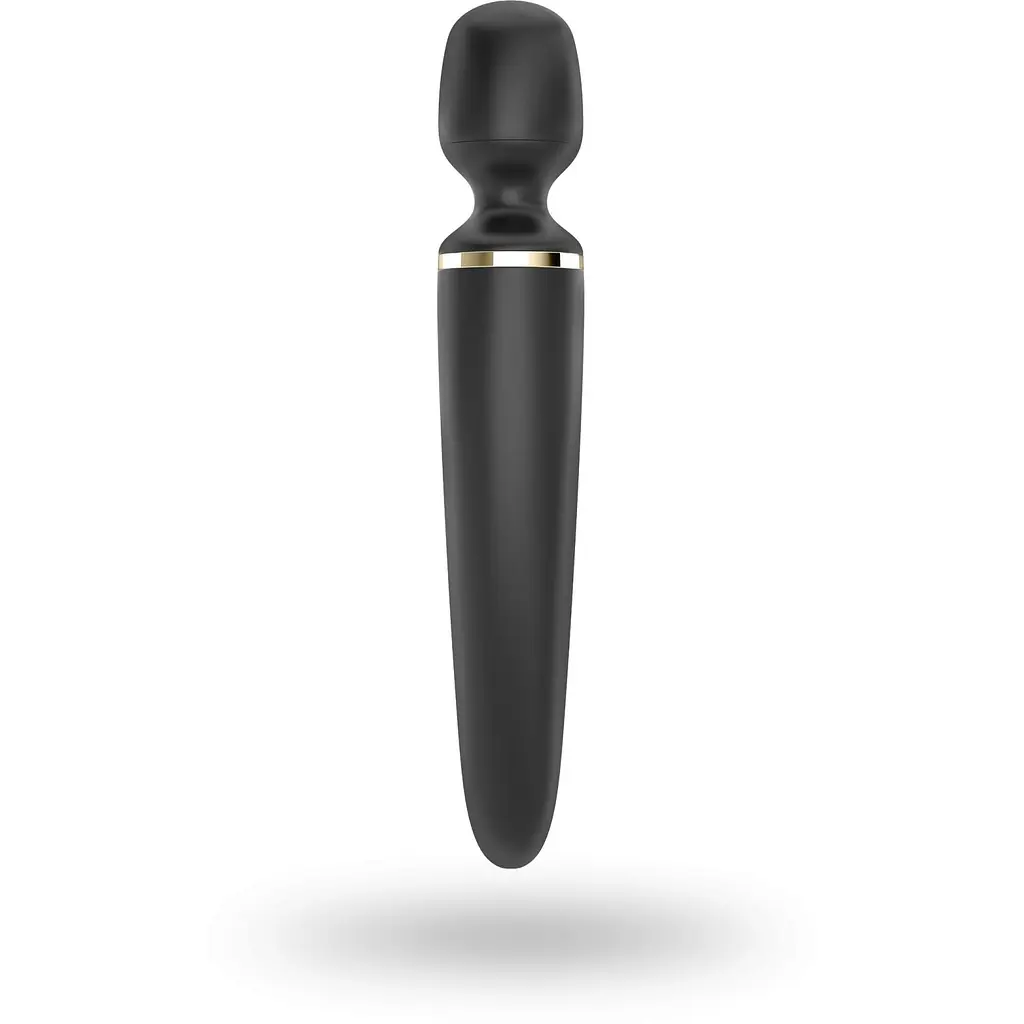 Вібромасажер Satisfyer Wand-er Woman (Black/Gold) - фото 4
