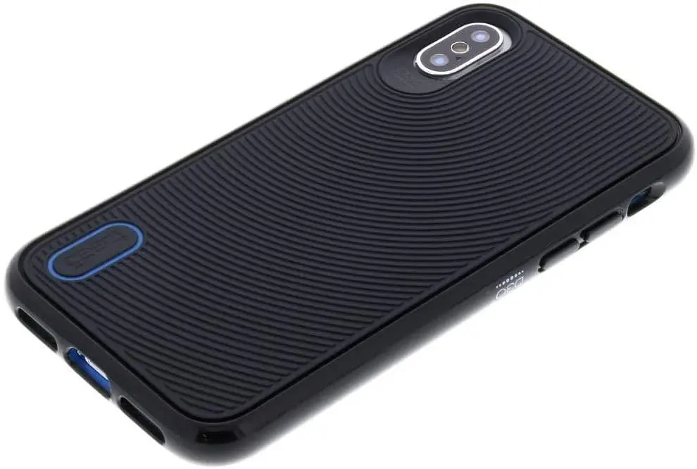 Протиударний чохол GEAR4 Battersea D3O для iPhone X/XS Black Blue - фото 3